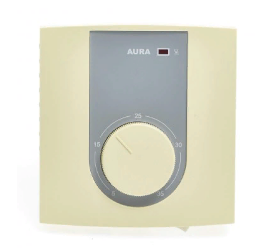 Терморегулятор для теплого пола AURA VTC 235 кремовый