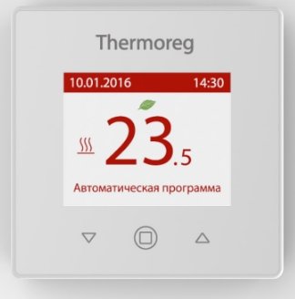 Терморегулятор для теплого пола Thermoreg TI-970 White